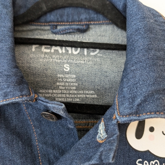 Peanuts Limited Edition Snoopy Sam & Tury Denim Jacket Small - Picture 3 of 6